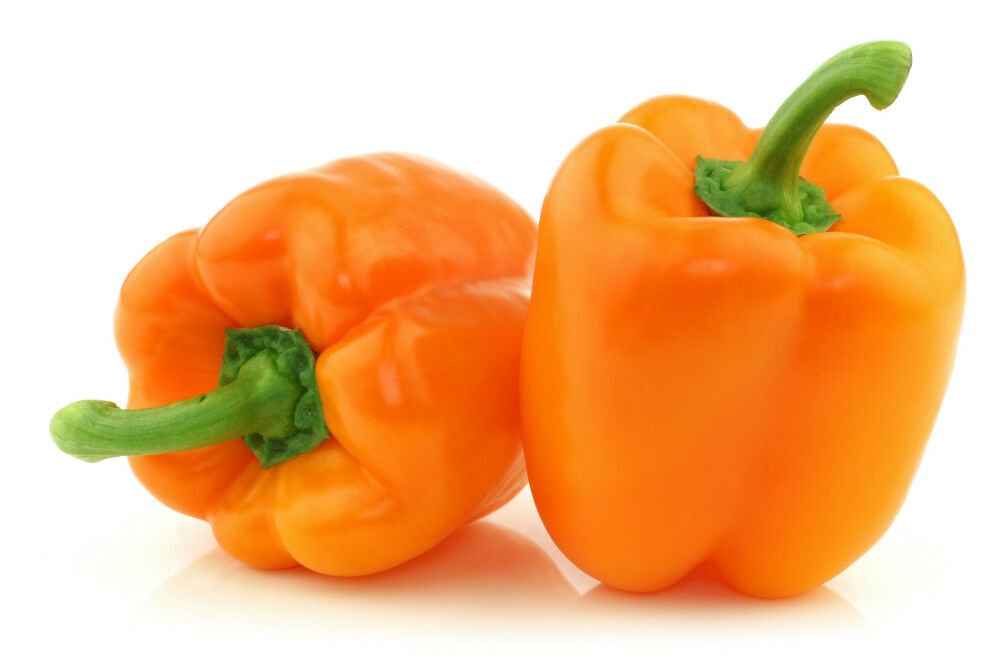 100 Seeds Orange Sweet Pepper vegetable seedsHigh budding rate fast growth #5