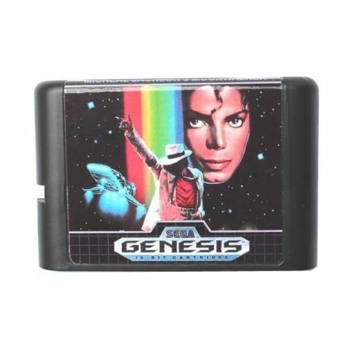 Micheal Jacksons Moonwalker EU/US Shell 16 bit Game Card Sega Mega Drive Genesis
