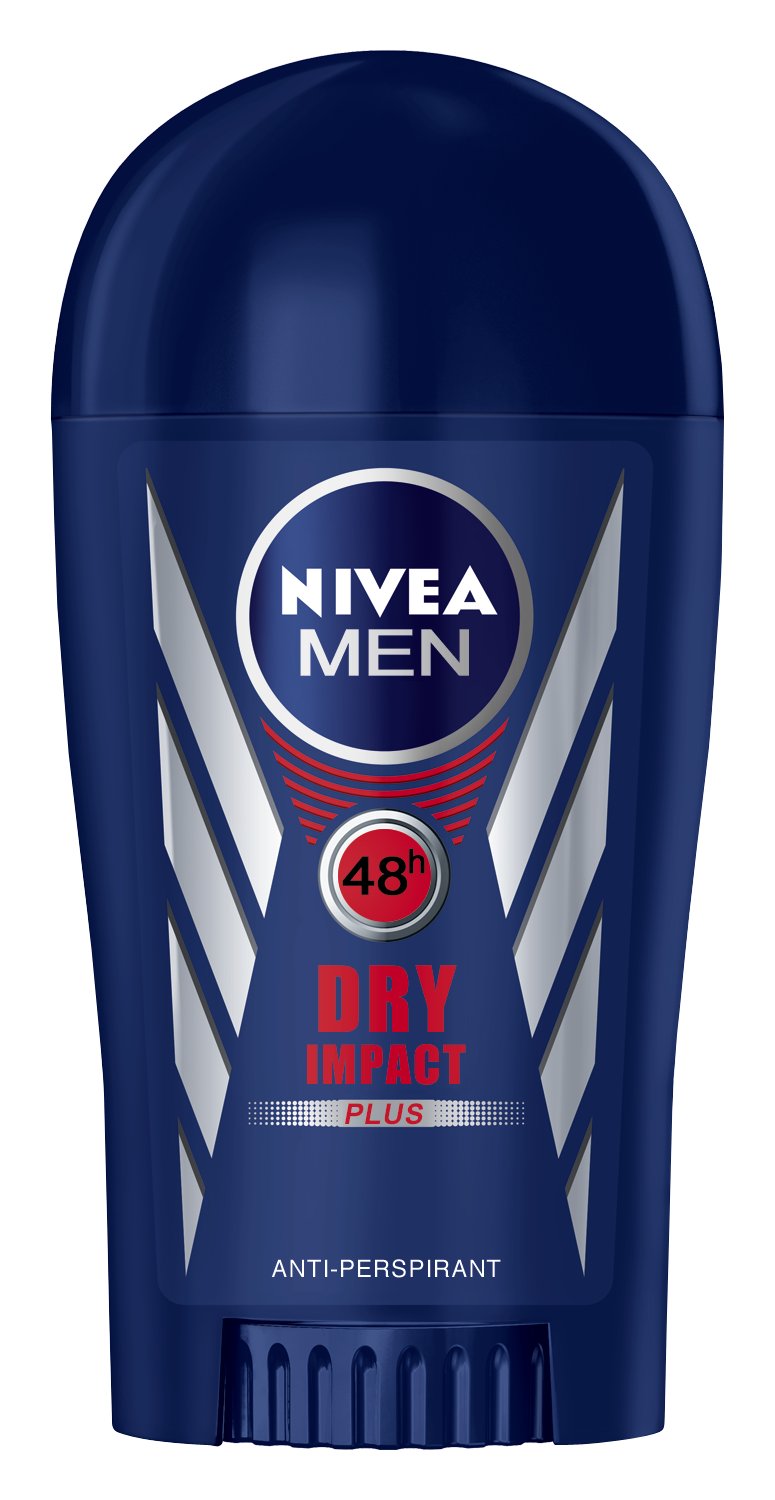Nivea Men Dry Impact Solid Stick Antiperspirant Deodorant 40ml 1.4oz