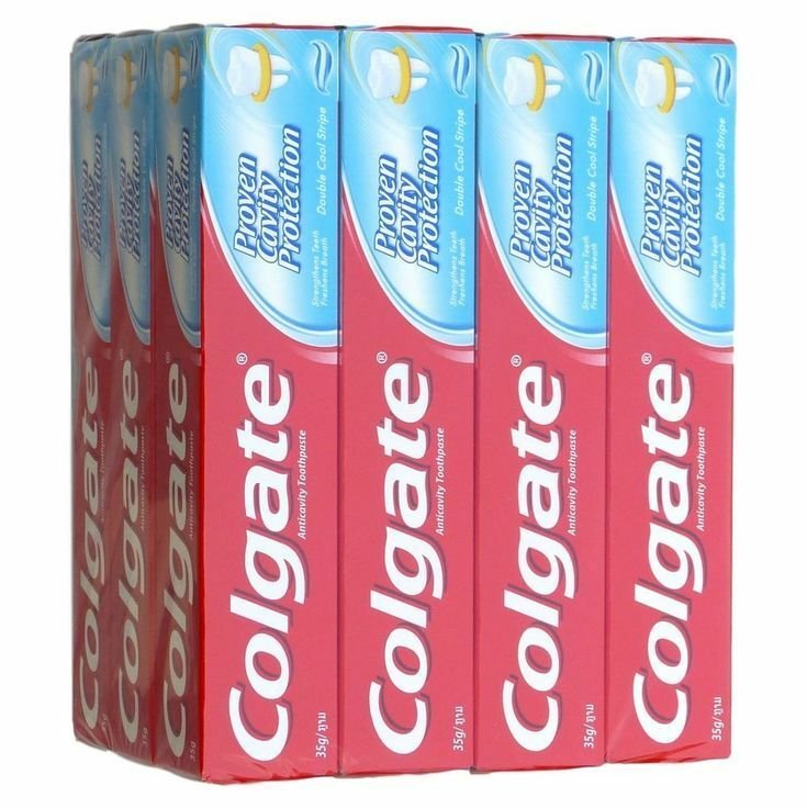 Colgate Double Cool Stripe Toothpaste 35 grams Pack of 12 Travel Size Tubes
