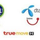 Refill & Top ups for Thailand - 12CALL (AIS), HAPPY DTAC, TRUEMOVE H - 300 Baht