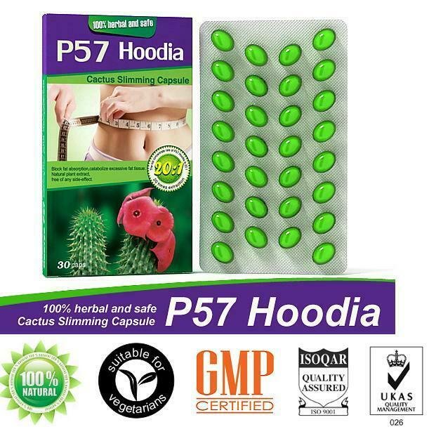 30 capsules Original Slimming Diet Pill Hoodia Cactus P57 Weight Loss Fat Burn