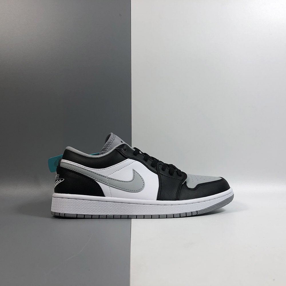 Air Jordan 1 Low Black Light Smoke Grey White 039