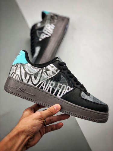 nike air force 1 low off noir pure platinum