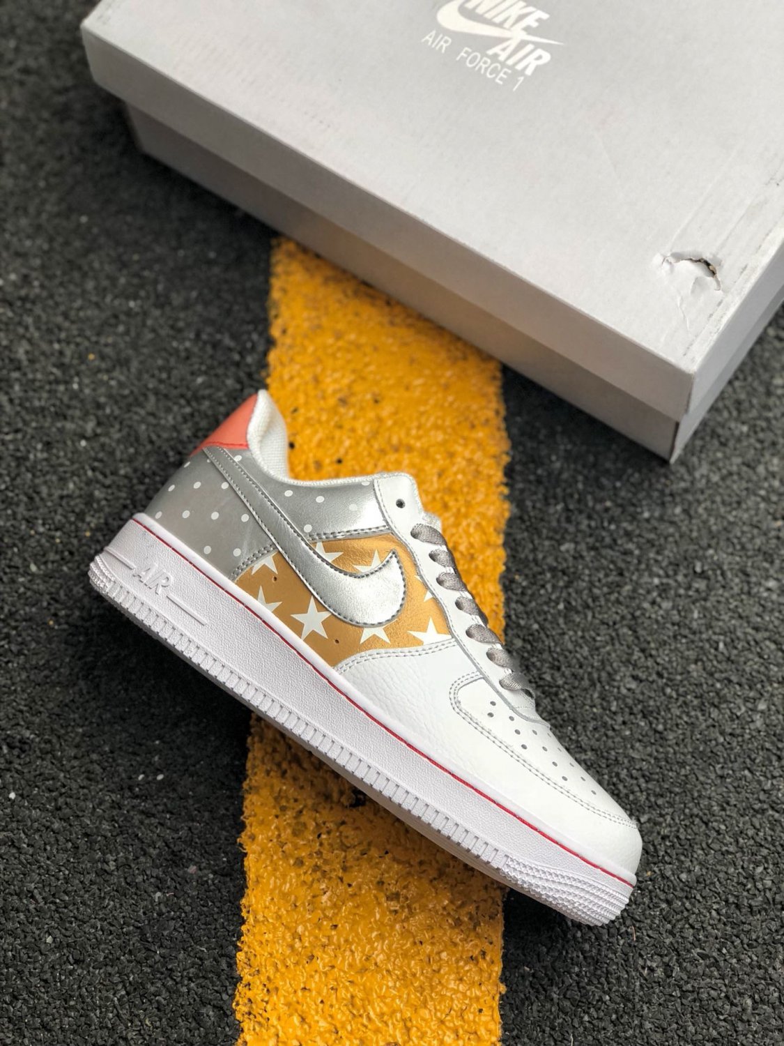 air force 1 low silver