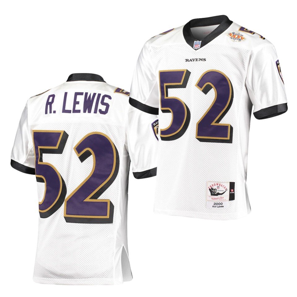 ray lewis jersey white