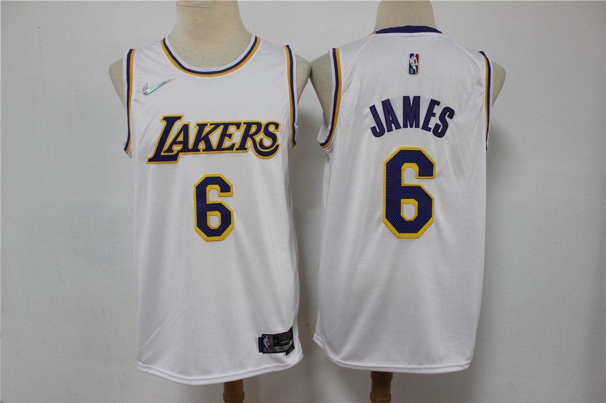 Men's Fanatics Branded LeBron James Gold/Purple Los Angeles Lakers Replica  Jersey 