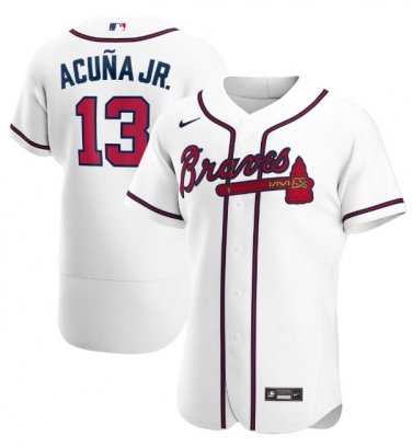 Michael Harris II #23 Atlanta Braves City Connect White Cool Base Jersey.