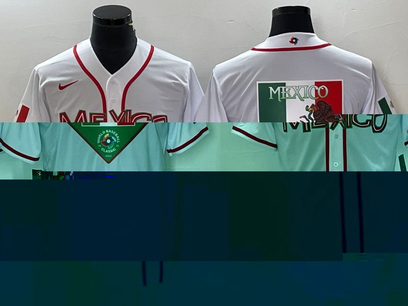 Men's Mexico Baseball 2023 White World Baseball Classic Team Big Logo