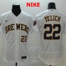 GU Grey Jersey #22 Yelich 2022