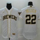 GU Grey Jersey #22 Yelich 2022