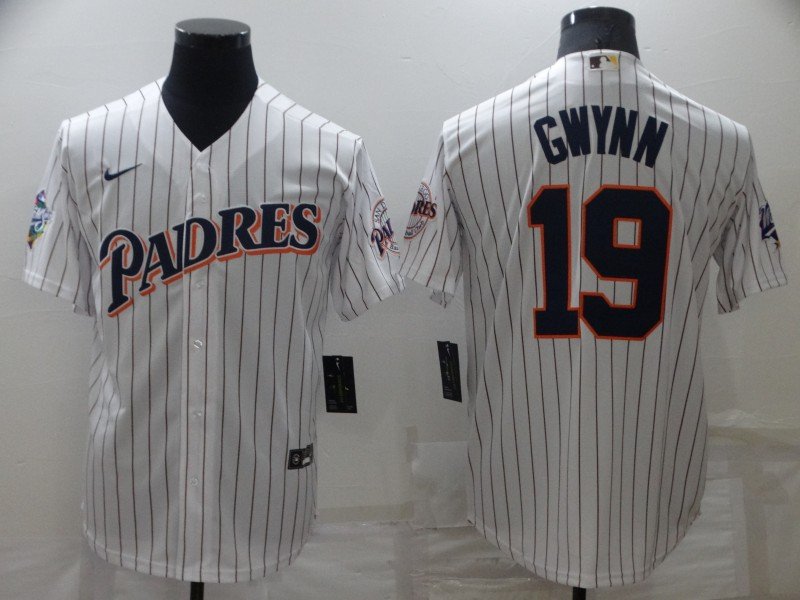Cooperstown Collection San Diego Padres TONY GWYNN Sewn THROWBACK