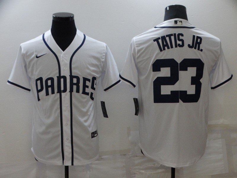 Fernando Tatis Jr. #23 San Diego Padres Tan Cool Base Jersey