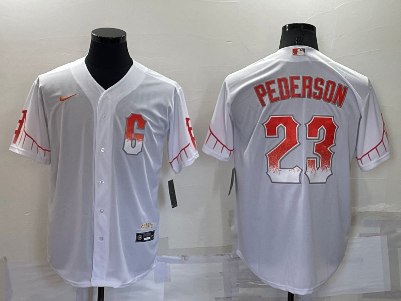 Nike, Shirts, Mens Sf Giants 23 City Joc Pederson City Connect Jerseys  White 22 Jersey