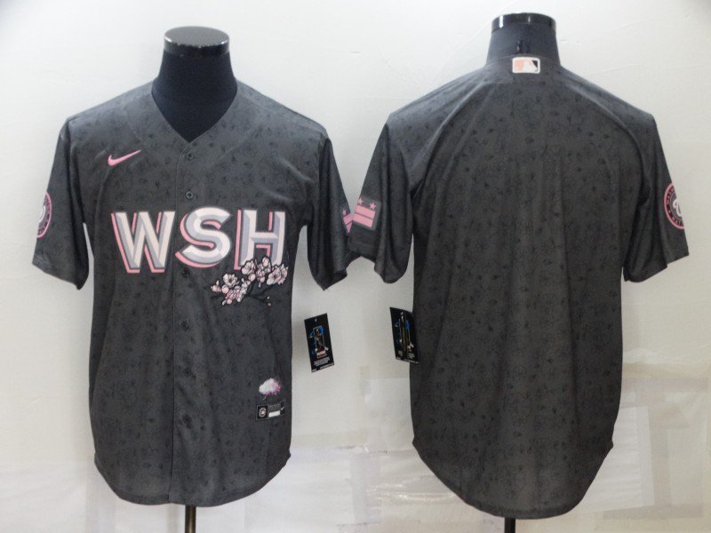 Men's Washington Nationals Customized 2022 Gray City Connect Cherry Blossom  Flex Base Stitched Baseball Jersey on sale,for Cheap,wholesale from China