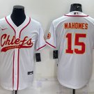 Limited Youth Patrick Mahomes White Road Jersey - #15 Football Kansas City  Chiefs Vapor Untouchable Size S(10-12)