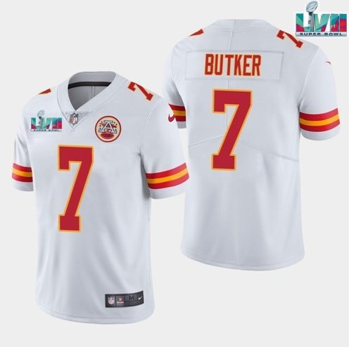 HARRISON BUTKER #7 KC Chiefs Kicker/SB 57 Champs SIGNED KC CHIEFS  JERSEY(JSA)