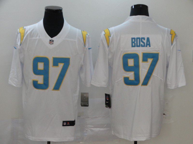 Chargers #97 Joey Bosa White Men's Stitched Football Vapor