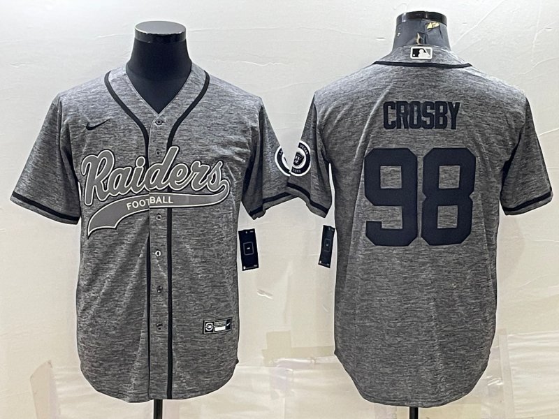 Las Vegas Raiders Maxx Crosby #98 Limited Black Jersey