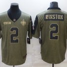 New Orleans Saints Jameis Winston #2 Color Rush Limited Edition Vapor Jersey