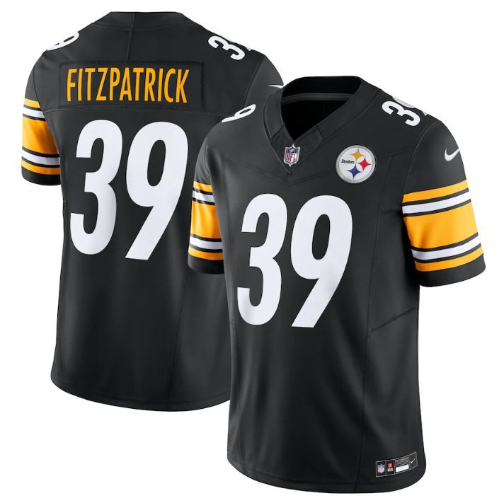 Pittsburgh Steelers #39 Minkah Fitzpatrick Black 2023 F.U.S.E. Vapor ...