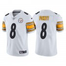 Kenny Pickett Jersey Pittsburgh Steelers #8 White Limited Black Split