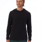 Adult Keeper Vintage Jersey Hooded Pullover T-Shirt - BLACK - 2XL BLACK M