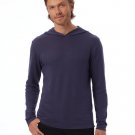 Adult Keeper Vintage Jersey Hooded Pullover T-Shirt - BLACK - 2XL NAVY L