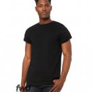 FWD Fashion Unisex Jersey Rolled Cuff T-Shirt - BLACK - XS BLACK XL