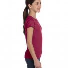Girls' Fine Jersey T-Shirt - AQUA - XS CHILL XL
