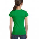 Girls' Fine Jersey T-Shirt - AQUA - XS KELLY XS