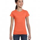 Girls' Fine Jersey T-Shirt - AQUA - XS PAPAYA XL
