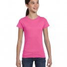 Girls' Fine Jersey T-Shirt - AQUA - XS RASPBERRY L