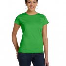Ladies' Fine Jersey T-Shirt - VINTAGE BURGUNDY - XS APPLE M