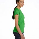 Ladies' Fine Jersey T-Shirt - VINTAGE BURGUNDY - XS APPLE S