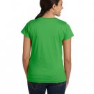 Ladies' Fine Jersey T-Shirt - VINTAGE BURGUNDY - XS APPLE XL
