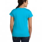 Ladies' Fine Jersey T-Shirt - VINTAGE BURGUNDY - XS AQUA XL