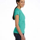 Ladies' Fine Jersey T-Shirt - VINTAGE BURGUNDY - XS CARIBBEAN 2XL