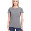 Ladies' Fine Jersey T-Shirt - VINTAGE BURGUNDY - XS GRANITE HEATHER 2XL