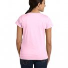 Ladies' Fine Jersey T-Shirt - VINTAGE BURGUNDY - XS PINK 2XL