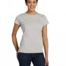 Ladies' Fine Jersey T-Shirt - VINTAGE BURGUNDY - XS SILVER L