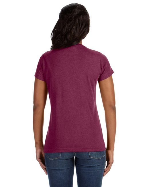 Ladies' Fine Jersey T-Shirt - VINTAGE BURGUNDY - XS VINTAGE BURGUNDY 2XL