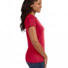 Ladies' Fine Jersey T-Shirt - VINTAGE BURGUNDY - XS VINTAGE RED L