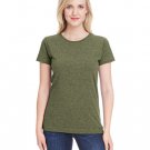 Ladies' Fine Jersey T-Shirt - VINTAGE BURGUNDY - XS VNT MILITARY GRN 2XL