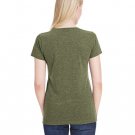 Ladies' Fine Jersey T-Shirt - VINTAGE BURGUNDY - XS VNT MILITARY GRN S