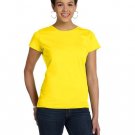 Ladies' Fine Jersey T-Shirt - VINTAGE BURGUNDY - XS YELLOW 3XL
