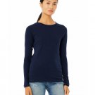 Ladies' Jersey Long-Sleeve T-Shirt - BLACK - S NAVY S