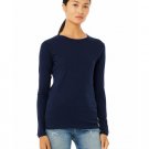 Ladies' Jersey Long-Sleeve T-Shirt - BLACK - S NAVY XL