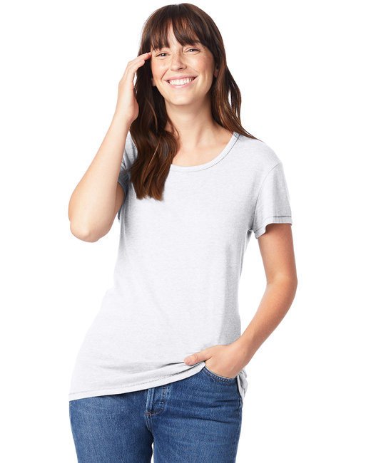 Ladies' Keepsake Vintage Jersey T-Shirt - BLACK - 2XL WHITE L