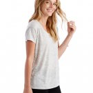 Ladies' Kimber Slinky Jersey T-Shirt - ARMY GREEN - L OATMEAL HEATHER XS